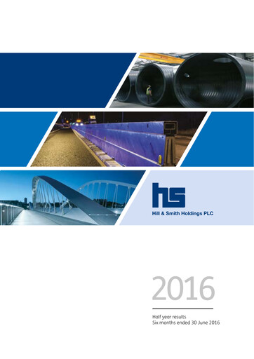Thumbnail Hill & Smith PLC Half-year Report 2016-h1