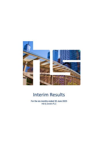 Thumbnail Hill & Smith PLC Half-year Report 2025-h1