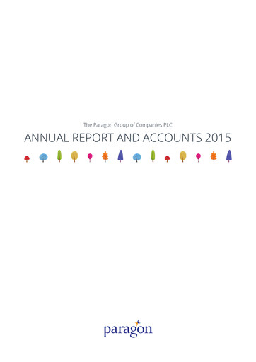 Thumbnail Paragon Banking Group Annual Report 2015
