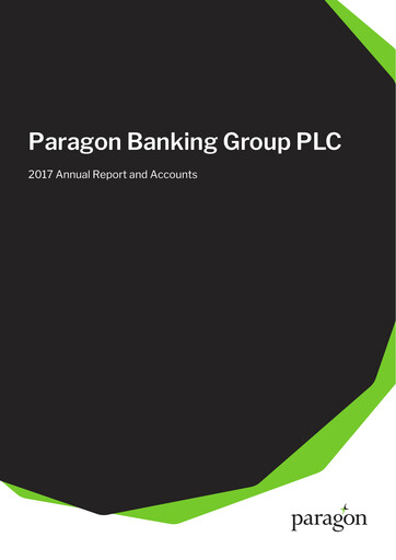 Thumbnail Paragon Banking Group Annual Report 2017