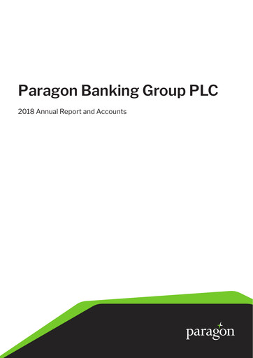 Thumbnail Paragon Banking Group Annual Report 2018