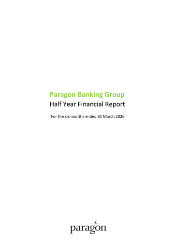 Thumbnail Paragon Banking Group Half-year Report 2026-h1