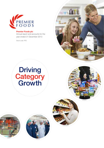 Thumbnail Premier Foods Annual Report 2013