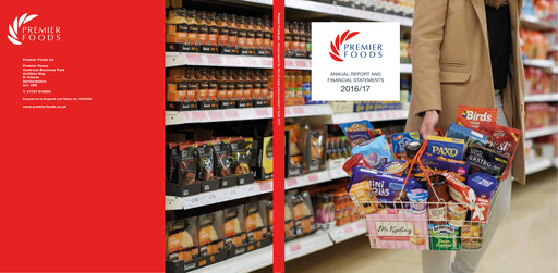Thumbnail Premier Foods Annual Report 2016