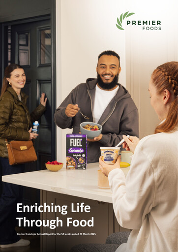 Thumbnail Premier Foods Annual Report 2024-2025