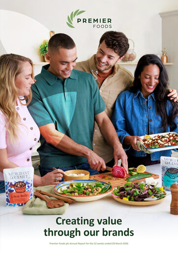 Thumbnail Premier Foods Annual Report 2025-2026