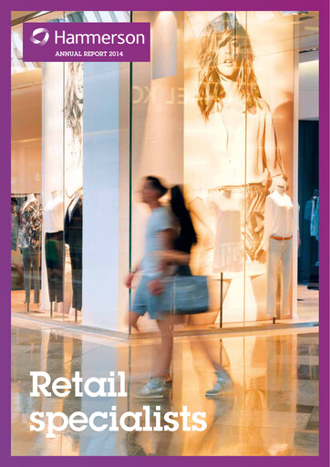 Thumbnail Hammerson Plc Annual Report 2014