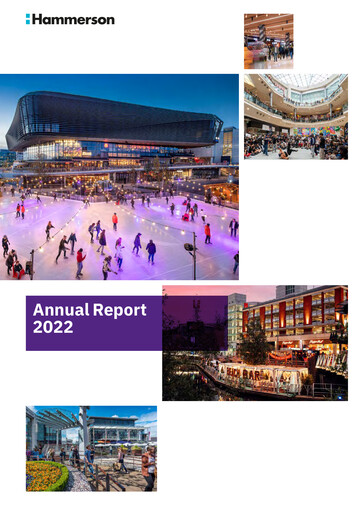 Thumbnail Hammerson Plc Annual Report 2022