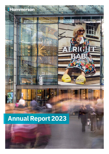 Thumbnail Hammerson Plc Annual Report 2023