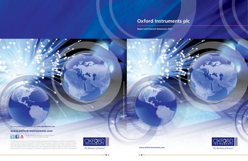 Thumbnail Oxford Instruments Annual Report 2012