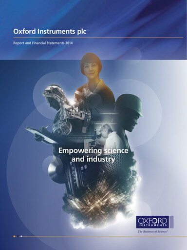 Thumbnail Oxford Instruments Annual Report 2014