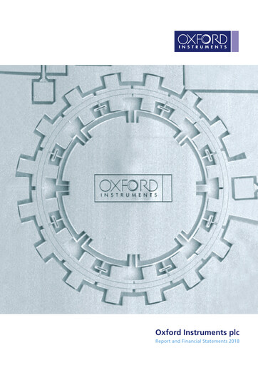 Thumbnail Oxford Instruments Annual Report 2018