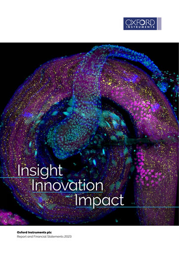 Thumbnail Oxford Instruments Annual Report 2023