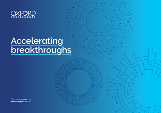 Thumbnail Oxford Instruments Annual Report 2025