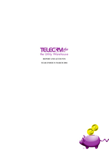 Thumbnail Telecom Plus PLC Annual Report fy2003