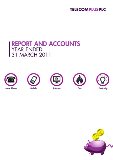 Thumbnail Telecom Plus PLC Annual Report fy2010
