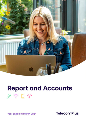 Thumbnail Telecom Plus PLC Annual Report fy2023