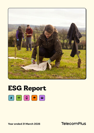 Thumbnail Telecom Plus PLC ESG Report fy2026