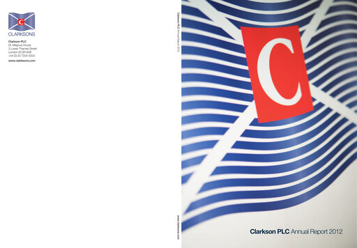 Thumbnail Clarkson PLC Annual Report 2012