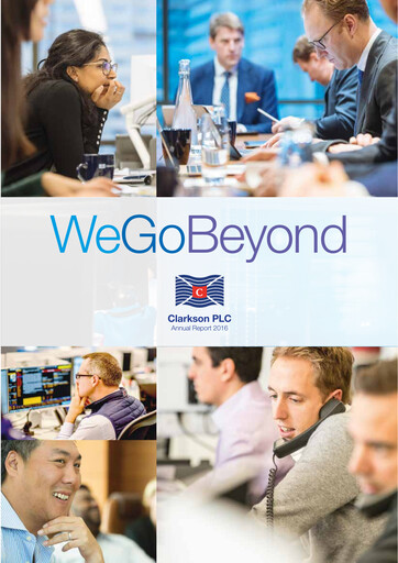 Thumbnail Clarkson PLC Annual Report 2016