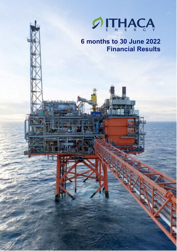 Thumbnail Ithaca Energy Half-year Report 2022-h1