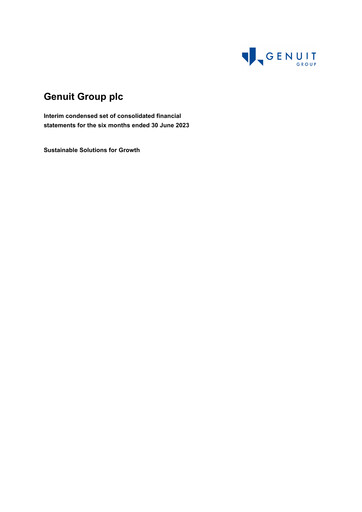 Thumbnail Genuit Group Half-year Report 2023-h1