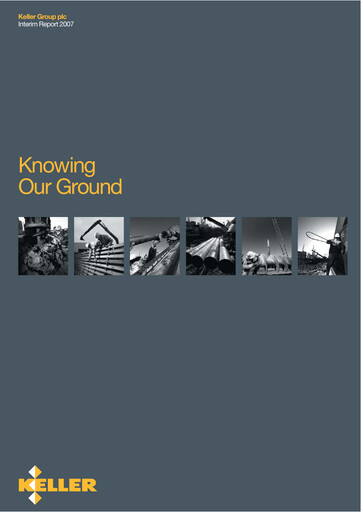 Thumbnail Keller Group Half-year Report 2007-h1