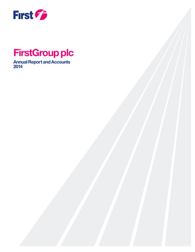 Thumbnail FirstGroup Annual Report 2014