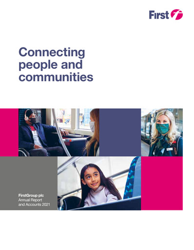 Thumbnail FirstGroup Annual Report 2021