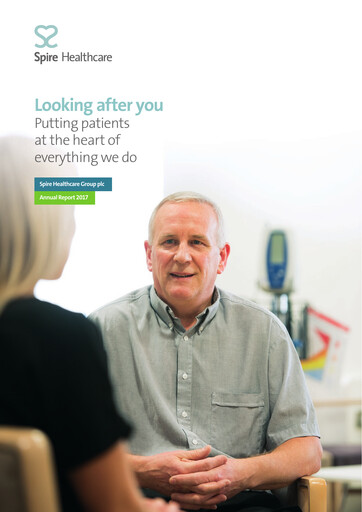 Thumbnail Spire Healthcare Group Annual Report 2017