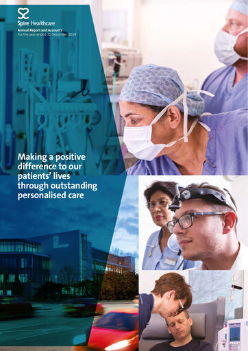 Thumbnail Spire Healthcare Group Annual Report 2019