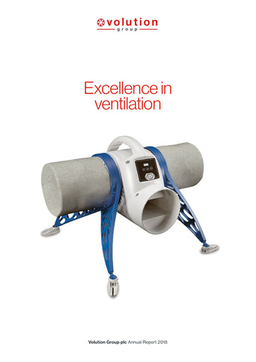 Thumbnail Volution Group Annual Report 2018