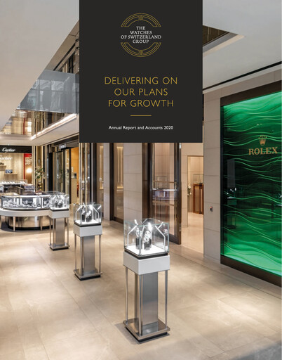 Thumbnail Watches of Switzerland Group Annual Report 2020