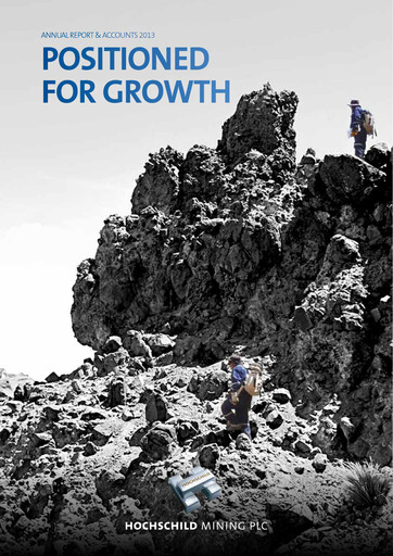 Thumbnail Hochschild Mining Annual Report 2013