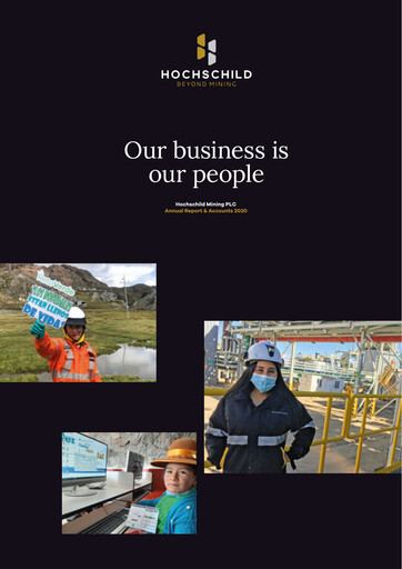 Thumbnail Hochschild Mining Annual Report 2020