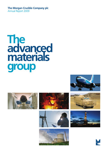 Thumbnail Morgan Advanced Materials Annual Report 2009