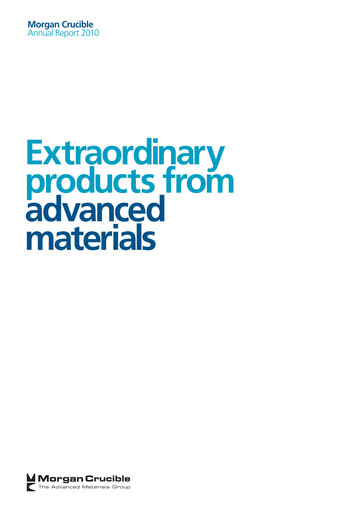 Thumbnail Morgan Advanced Materials Annual Report 2010