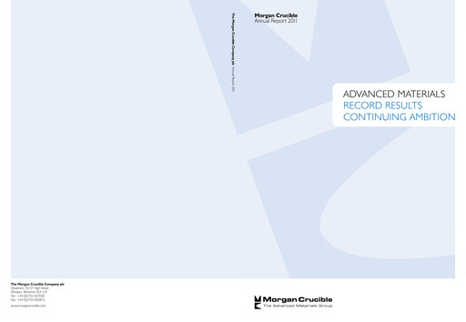 Thumbnail Morgan Advanced Materials Annual Report 2011