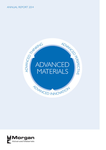 Thumbnail Morgan Advanced Materials Annual Report 2014