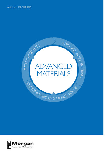 Thumbnail Morgan Advanced Materials Annual Report 2015