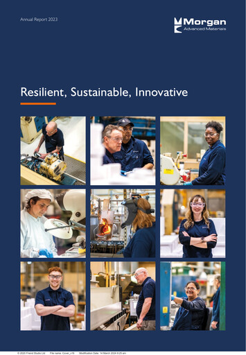 Thumbnail Morgan Advanced Materials Annual Report 2023