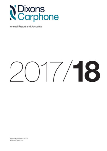 Miniature Currys plc Rapport annuel 2017-2018