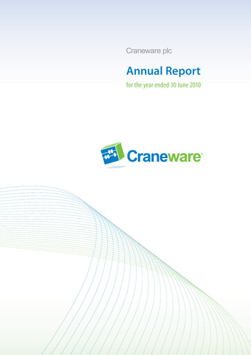 Thumbnail Craneware Annual Report fy2010