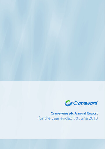 Thumbnail Craneware Annual Report fy2018