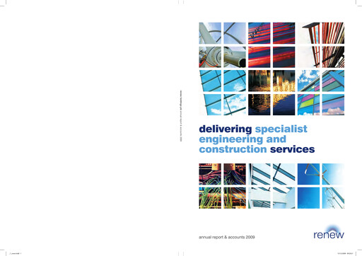 Thumbnail Renew Holdings plc Annual Report 2008-2009