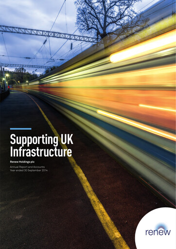 Thumbnail Renew Holdings plc Annual Report 2013-2014
