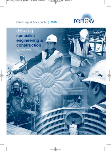 Thumbnail Renew Holdings plc Half-year Report 2008-2009-h1