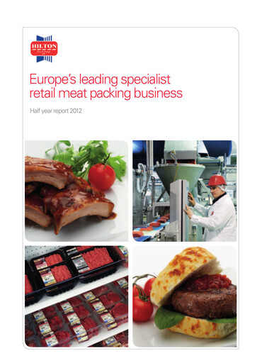 Thumbnail Hilton Food Group plc Half-year Report 2012