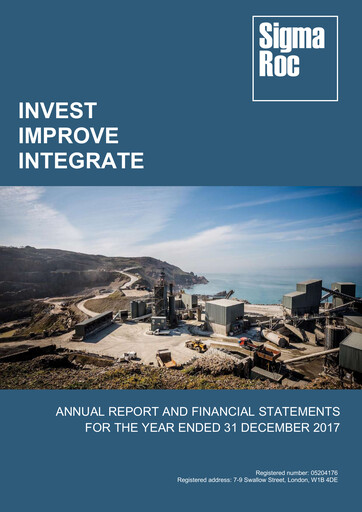 Thumbnail SigmaRoc plc Annual Report 2017