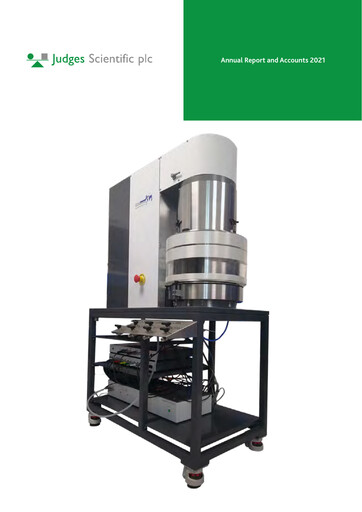 Miniature Judges Scientific plc Rapport annuel 2021